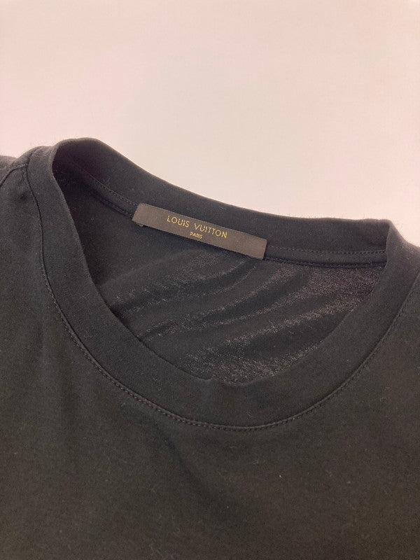 【中古品】【メンズ】 LOUIS VUITTON ルイ・ヴィトン ナスカの地上絵 Tシャツ 半袖 141-250118-AS-16-min サイズ：XS カラー：ブラック 万代Net店