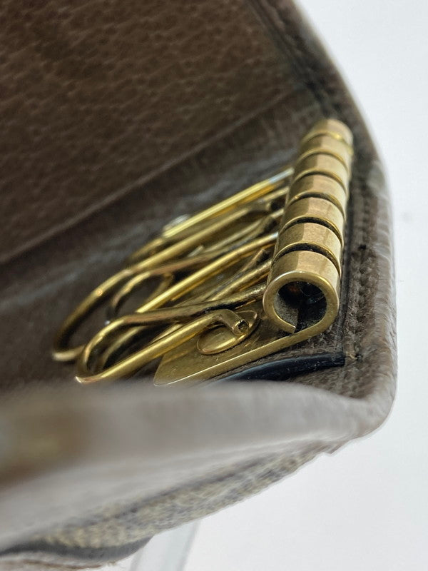 【LIFTる。景品】【中古】【メンズ/レディース】 GUCCI グッチ 603732 オフィディア GGキーケース 181-250117-me-02-min カラー：ブラウン 万代Net店