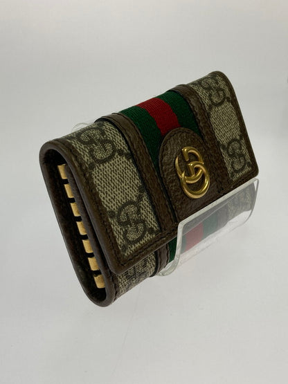 【LIFTる。景品】【中古】【メンズ/レディース】 GUCCI グッチ 603732 オフィディア GGキーケース 181-250117-me-02-min カラー：ブラウン 万代Net店