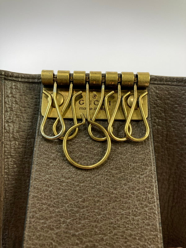 【LIFTる。景品】【中古】【メンズ/レディース】 GUCCI グッチ 603732 オフィディア GGキーケース 181-250117-me-02-min カラー：ブラウン 万代Net店