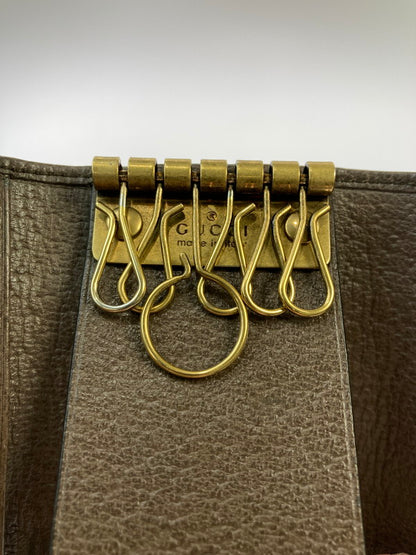 【LIFTる。景品】【中古】【メンズ/レディース】 GUCCI グッチ 603732 オフィディア GGキーケース 181-250117-me-02-min カラー：ブラウン 万代Net店