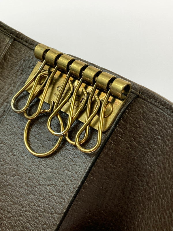 【LIFTる。景品】【中古】【メンズ/レディース】 GUCCI グッチ 603732 オフィディア GGキーケース 181-250117-me-02-min カラー：ブラウン 万代Net店