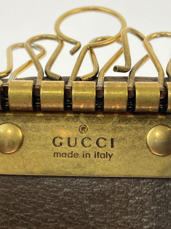 【LIFTる。景品】【中古】【メンズ/レディース】 GUCCI グッチ 603732 オフィディア GGキーケース 181-250117-me-02-min カラー：ブラウン 万代Net店