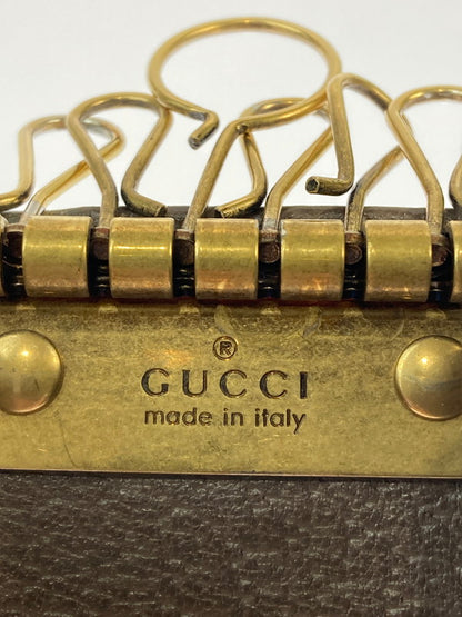 【LIFTる。景品】【中古】【メンズ/レディース】 GUCCI グッチ 603732 オフィディア GGキーケース 181-250117-me-02-min カラー：ブラウン 万代Net店