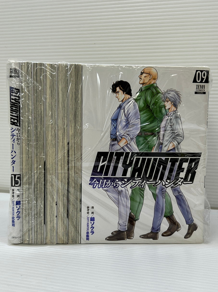 【中古品】 今日からCITY HUNTER 1-15巻セット 錦ソクラ 北条司 コアミックス シティーハンター 漫画 マンガ 004-251105-EM-21-min 万代Net店