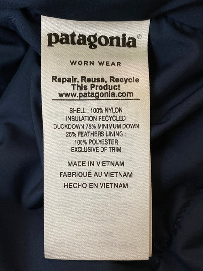 【中古品】【メンズ】 patagonia パタゴニア 28322FA17 17AW BIVY DOWN JACKET ダウンジャケット 144-250115-ks-29-min サイズ：S カラー：ベージュ系/ブルー 万代Net店