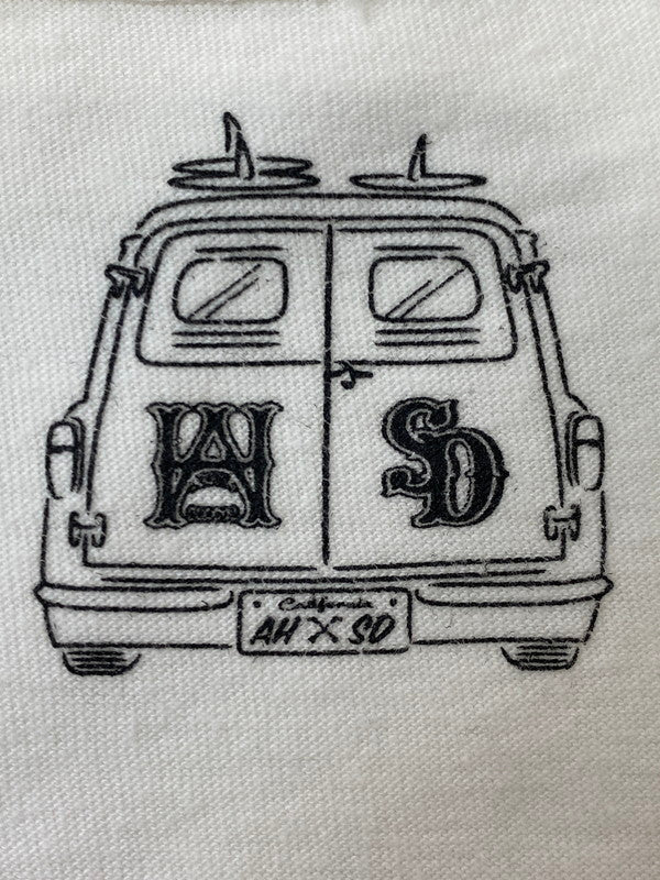 【中古品】【メンズ】 STANDARD CALIFORNIA スタンダードカリフォルニア ×ANOTHER HEAVEN アナザーヘヴン STAY STOCKED SKATE T 半袖Tシャツ トップス 141-250201-ks-35-min サイズ：M カラー：ホワイト 万代Net店