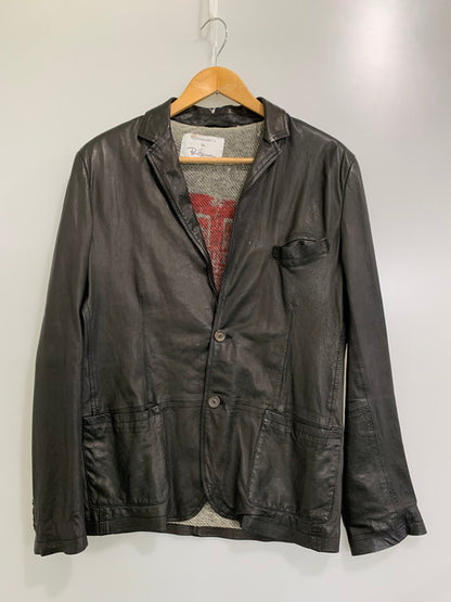 【中古品】【メンズ】  MEATPACKING D 312040128-1166 × RON HERMAN PELLE LEATHER JACKET 羊革 ジャケット アウター 141-250119-AB-26-min サイズ：M カラー：ブラック系 万代Net店