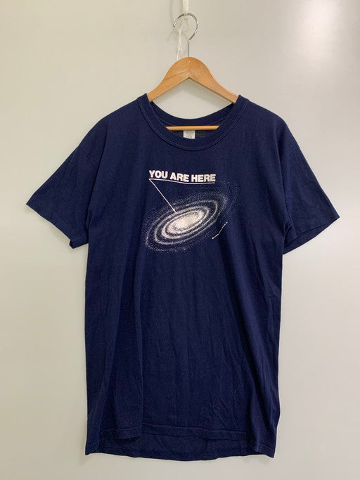 【中古品】【メンズ】  HARRELL GRAHAM PORTLAND OREGON グラハムハレル ポートランド オレゴン 80S ”YOU ARE HERE” TEE 80年代 半袖 Tシャツ トップス 146-250124-cn-9-min サイズ：XL カラー：ネイビー 万代Net店