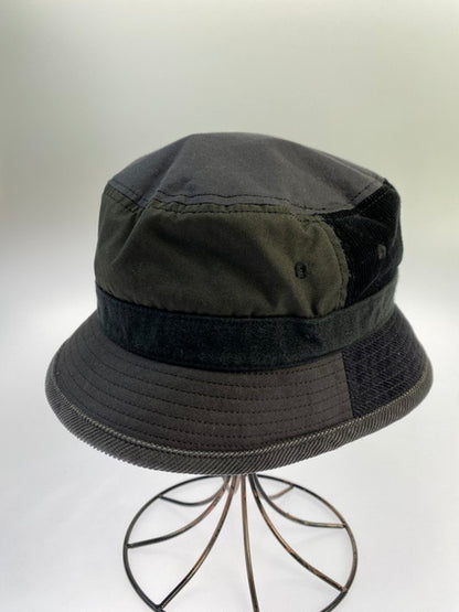 【中古美品】【メンズ/レディース】 NEIGHBORHOOD ネイバーフッド 212YGNH-HT06 BUCKET.PW CE-HAT 帽子 バケットハット 185-250119-AS-30-min サイズ：L カラー：ブラック/グレー 万代Net店