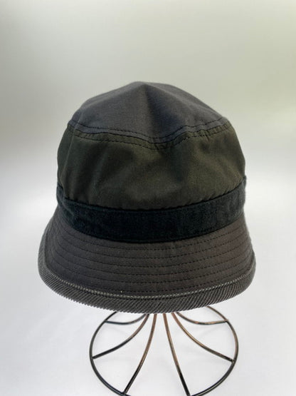 【中古美品】【メンズ/レディース】 NEIGHBORHOOD ネイバーフッド 212YGNH-HT06 BUCKET.PW CE-HAT 帽子 バケットハット 185-250119-AS-30-min サイズ：L カラー：ブラック/グレー 万代Net店