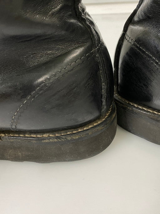 【中古品】【メンズ】 RED WING レッドウィング ブラックソール モックトゥ レースアップブーツ 8137 メンズ 靴 164-250119-em-16-min カラー：ブラック 万代Net店