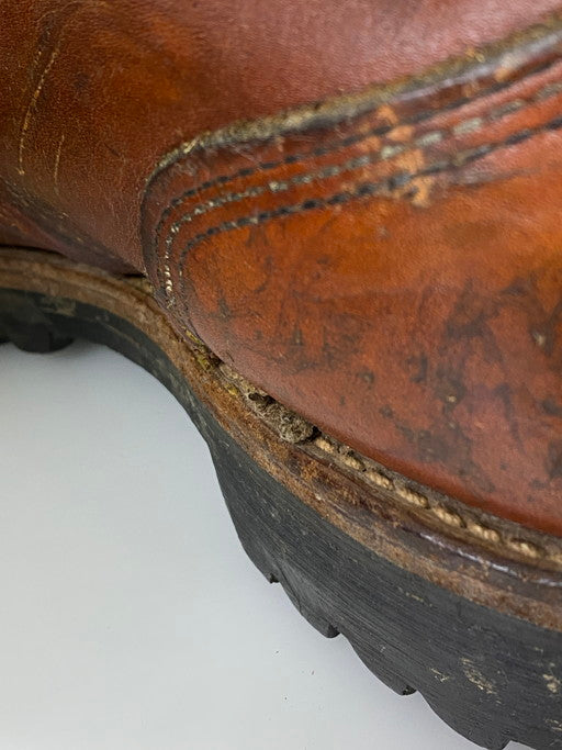 【中古品】【メンズ】 RED WING レッドウィング 70-80S IRISH SETTER 白四角犬タグ MADE IN AMERICA アイリッシュセッター アメリカ製 ブーツ 164-250119-em-18-min カラー：ブラウン 万代Net店