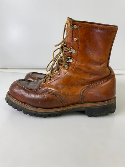 【中古品】【メンズ】 RED WING レッドウィング 70-80S IRISH SETTER 白四角犬タグ MADE IN AMERICA アイリッシュセッター アメリカ製 ブーツ 164-250119-em-18-min カラー：ブラウン 万代Net店