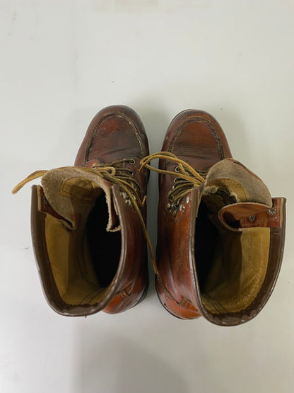 【中古品】【メンズ】 RED WING レッドウィング 70-80S IRISH SETTER 白四角犬タグ MADE IN AMERICA アイリッシュセッター アメリカ製 ブーツ 164-250119-em-18-min カラー：ブラウン 万代Net店