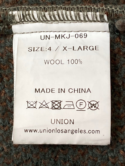 【中古品】【メンズ】  UNION LOS ANGELES ユニオンロサンゼルス UN-MKJ-069 WOOL FIELD JACKET ウール フィールド ジャケット アウター 142-250123-me-24-min サイズ：XL カラー：グリーン系 万代Net店