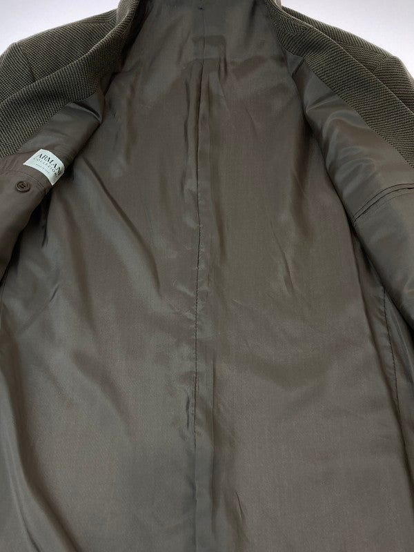 【中古品】【メンズ】 ARMANI COLLEZIONI アルマーニコレッツォーニ TAILORED JACKET テーラードジャケット アウター 141-250125-yn-09-min カラー：ブラウン系 万代Net店