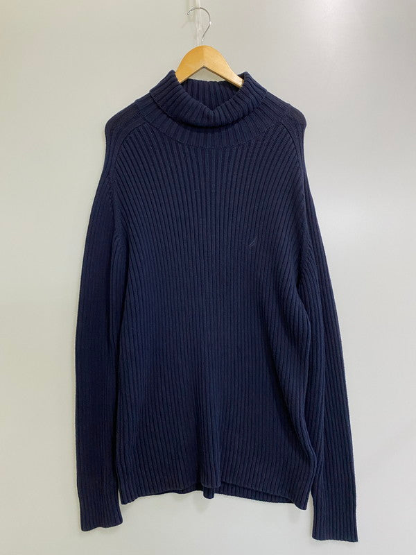 【中古品】【メンズ】 TURTLE NECK KNIT タートルネックニット 146-250121-ks-48-min サイズ：XXL カラー：ネイビー 万代Net店
