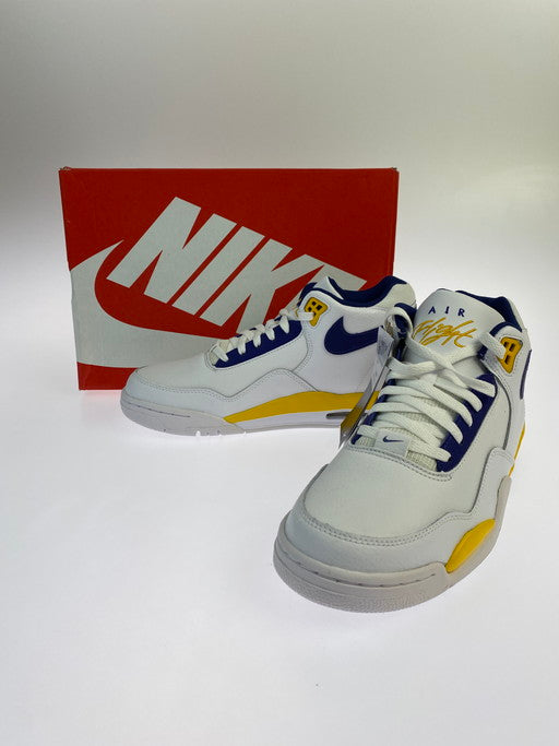 【中古美品】【メンズ】 NIKE ナイキ BQ4212-102 AIR FLIGHT LEGACY 靴 シューズ スニーカー SNEAKERS 160-250115-ks-09-min サイズ：28.5cm カラー：WHITE/REGENCY PURPLE 万代Net店