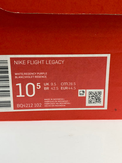 【中古美品】【メンズ】 NIKE ナイキ BQ4212-102 AIR FLIGHT LEGACY 靴 シューズ スニーカー SNEAKERS 160-250115-ks-09-min サイズ：28.5cm カラー：WHITE/REGENCY PURPLE 万代Net店