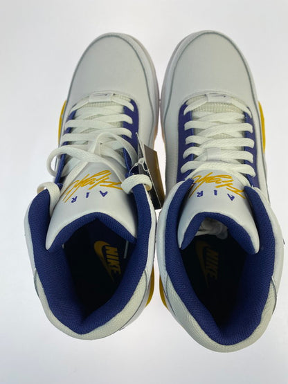 【中古美品】【メンズ】 NIKE ナイキ BQ4212-102 AIR FLIGHT LEGACY 靴 シューズ スニーカー SNEAKERS 160-250115-ks-09-min サイズ：28.5cm カラー：WHITE/REGENCY PURPLE 万代Net店