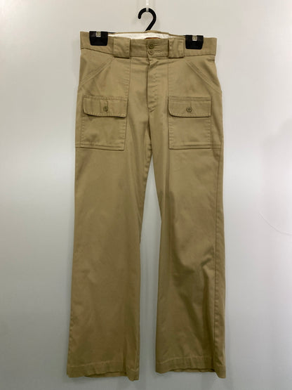 【中古品】【メンズ】 ESPA PLUS エスパプラス THE ORIGINAL STRETCH GARMENT 674 USA製 COTTON PANTS ザ オリジナル ストレッチ ガーメント アメリカ製 コットン パンツ 157-260615-em-33-min サイズ：32 カラー：ベージュ 万代Net店