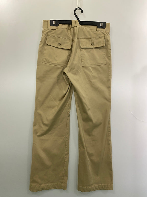【中古品】【メンズ】 ESPA PLUS エスパプラス THE ORIGINAL STRETCH GARMENT 674 USA製 COTTON PANTS ザ オリジナル ストレッチ ガーメント アメリカ製 コットン パンツ 157-260615-em-33-min サイズ：32 カラー：ベージュ 万代Net店