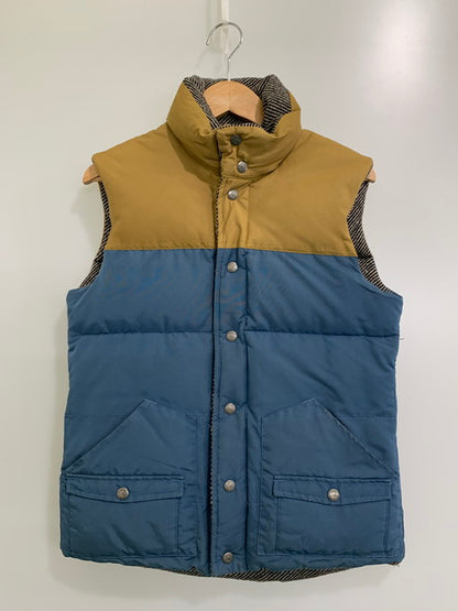 【中古品】【メンズ】 SIERRA DESIGNS シェラデザイン × WASTE TWICE 8480 REVERSIBLE DOWN VEST リバーシブル ダウンベスト 144-250119-AB-12-min サイズ：JPN S カラー：カーキ/ブルー&ブラック/グレー系 万代Net店