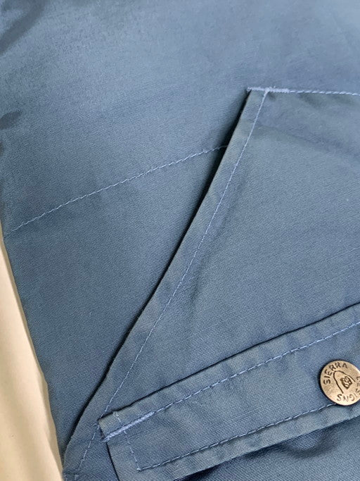 【中古品】【メンズ】 SIERRA DESIGNS シェラデザイン × WASTE TWICE 8480 REVERSIBLE DOWN VEST リバーシブル ダウンベスト 144-250119-AB-12-min サイズ：JPN S カラー：カーキ/ブルー&ブラック/グレー系 万代Net店