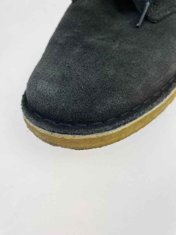 【中古美品】【メンズ】 Clarks クラークス DESERT BOOT INK SUEDE デザート ブーツ スウェード 靴 メンズ 165-250119-em-32-min カラー：ネイビー 万代Net店