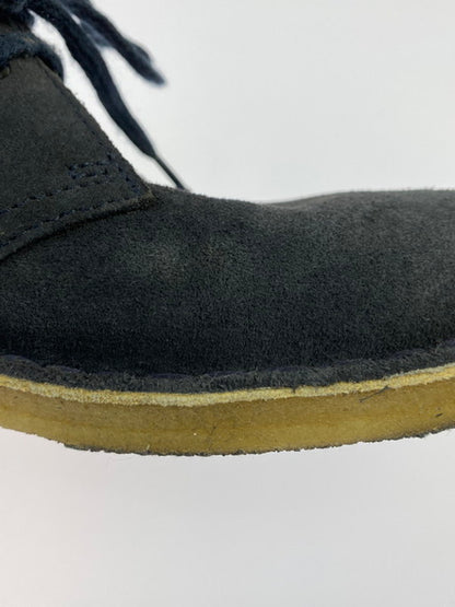【中古美品】【メンズ】 Clarks クラークス DESERT BOOT INK SUEDE デザート ブーツ スウェード 靴 メンズ 165-250119-em-32-min カラー：ネイビー 万代Net店