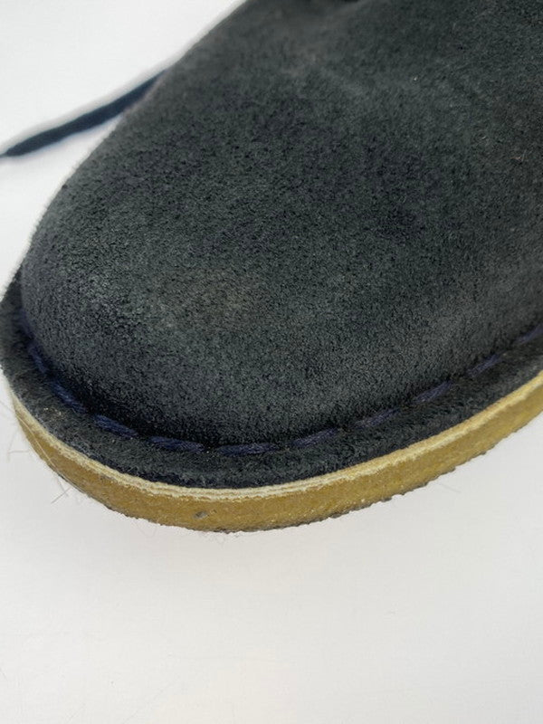 【中古美品】【メンズ】 Clarks クラークス DESERT BOOT INK SUEDE デザート ブーツ スウェード 靴 メンズ 165-250119-em-32-min カラー：ネイビー 万代Net店