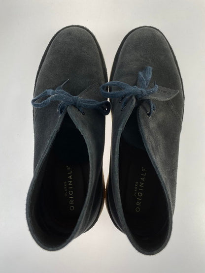 【中古美品】【メンズ】 Clarks クラークス DESERT BOOT INK SUEDE デザート ブーツ スウェード 靴 メンズ 165-250119-em-32-min カラー：ネイビー 万代Net店