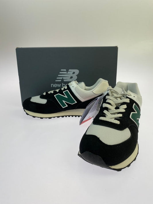 【中古美品】【メンズ】 NEW BALANCE ニューバランス 574 BLACK GREEN ブラック グリーン スニーカー メンズ 靴 162-250119-em-25-min サイズ：26.5cm カラー：ブラック/グリーン 万代Net店