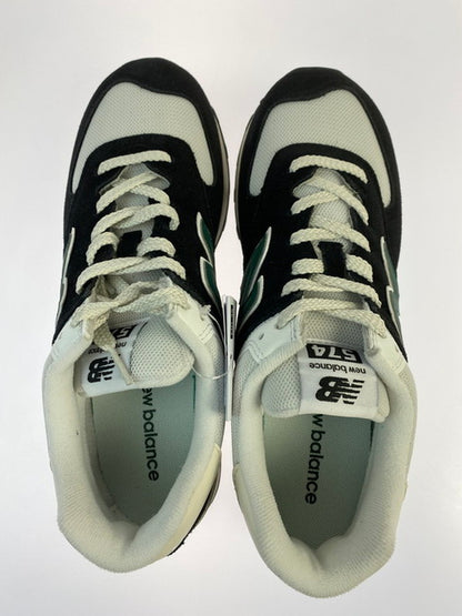 【中古美品】【メンズ】 NEW BALANCE ニューバランス 574 BLACK GREEN ブラック グリーン スニーカー メンズ 靴 162-250119-em-25-min サイズ：26.5cm カラー：ブラック/グリーン 万代Net店