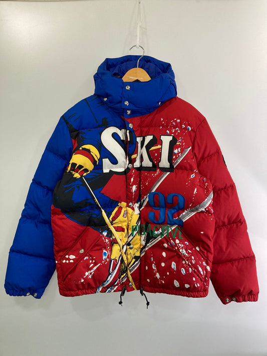 【中古品】【メンズ】 POLO RALPH LAUREN ポロ・ラルフローレン 1992 SKI DOWN アウター ダウンジャケット 147-250118-AS-34-min サイズ：L カラー：レッド/ブルー 万代Net店