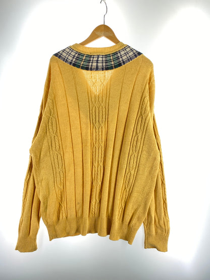 【中古品】【メンズ】 NAUTICA イノーティカ V-NECK KNIT ブイネック ニット メンズ トップス 146-260617-KS-27-min サイズ：L カラー：イエロー 万代Net店