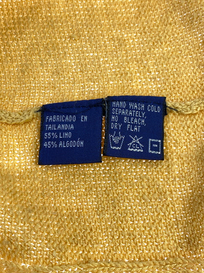【中古品】【メンズ】 NAUTICA イノーティカ V-NECK KNIT ブイネック ニット メンズ トップス 146-260617-KS-27-min サイズ：L カラー：イエロー 万代Net店