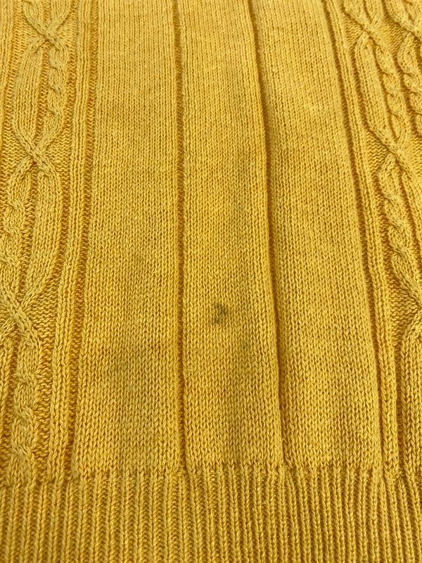 【中古品】【メンズ】 NAUTICA イノーティカ V-NECK KNIT ブイネック ニット メンズ トップス 146-260617-KS-27-min サイズ：L カラー：イエロー 万代Net店