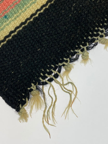 【中古品】【メンズ】 ANTIQUE CHIMAYO RUG SMALL アンティーク チマヨ ラグ スモール ネイティブ マット インテリア 雑貨 208-250130-em-12-min カラー：ブラック 万代Net店