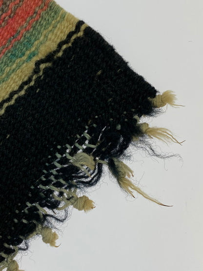 【中古品】【メンズ】 ANTIQUE CHIMAYO RUG SMALL アンティーク チマヨ ラグ スモール ネイティブ マット インテリア 雑貨 208-250130-em-12-min カラー：ブラック 万代Net店