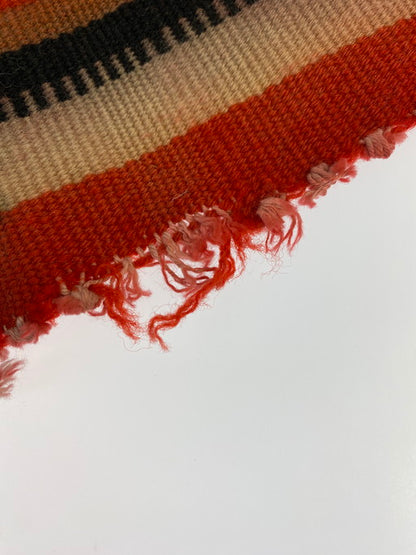 【中古品】【メンズ/レディース】 ANTIQUE CHIMAYO SWASTIKA RUG VINTAGE 20-40S アンティーク チマヨ スワスティカ ラグ かぎ十字 マット 20～40年代 208-250130-em-13-min カラー：レッド 万代Net店