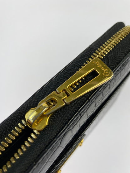 【中古品】【メンズ/レディース】  LEATHER JEWELS レザージュエルズ ロングウォレット 長財布 200-250129-AS-21-min カラー：ブラック 万代Net店