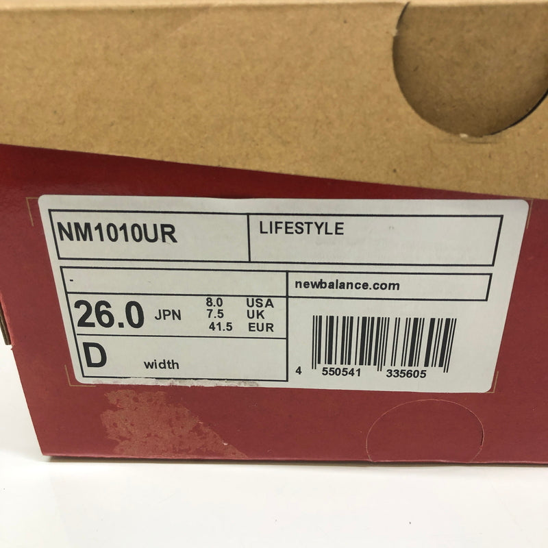 【中古品】【メンズ/レディース】 NEW BALANCE ニューバランス NM1010UR 靴 シューズ スニーカー 162-260904-AS-17-hon サイズ：26cm カラー：ブラック 万代Net店