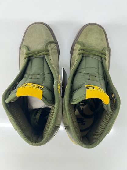 【中古美品】【レディース】 NIKE SB ナイキ スケートボーディング × ANTI HERO アンタイヒーロー 別注 コラボ ZOOM BLAZER MID QS HM5838-300 ズーム ブレーザー ミッド クイックストライク スニーカー 靴 160-260725-kk-12-hon カラー：ROUGH GREEN/AMARILLO 万代Net店