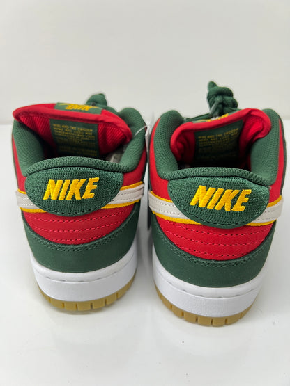 【未使用品】【メンズ】 NIKE SB ナイキ スケートボーディング DUNK LOW PRO PREMIUM FZ1287-300 ダンク ロー プロ プレミアム スニーカー 靴 160-260725-kk-09-hon カラー：FIR/WHITE-UNIVERSITY GOLD 万代Net店