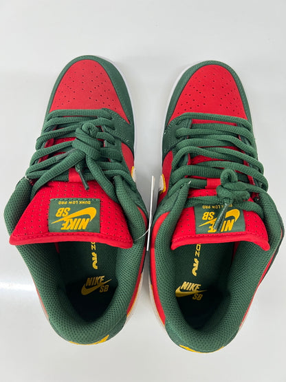 【未使用品】【メンズ】 NIKE SB ナイキ スケートボーディング DUNK LOW PRO PREMIUM FZ1287-300 ダンク ロー プロ プレミアム スニーカー 靴 160-260725-kk-09-hon カラー：FIR/WHITE-UNIVERSITY GOLD 万代Net店