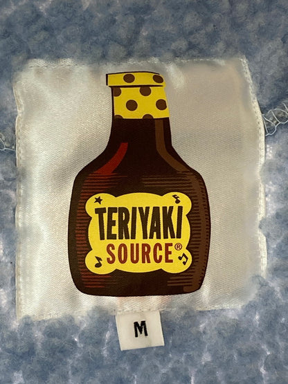 【現状渡し品】【メンズ】 A BATHING APE アベイシングエイプ ×TERIYAKI SOURCE テリヤキソース パイルフリースジャケット アウター 142-250123-me-31-min サイズ：M カラー：水色 万代Net店