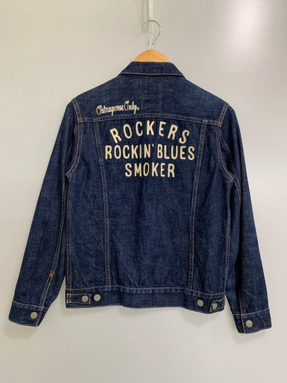 【中古品】【メンズ】  WACKO MARIA ワコマリア ROCKERS ROCKIN BLUES DENIM JACKET ロッカーズ ロッキン ブルース デニム ジャケット アウター  142-250122-cn-14-min サイズ：S カラー：インディゴ 万代Net店