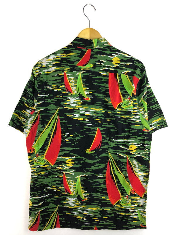 【中古品】【メンズ】 Supreme シュプリーム HAWAIIAN SHIRT ハワイアンシャツ 半袖シャツ アロハシャツ 149-251106-na-03-tag サイズ：L カラー：グリーン系 万代Net店